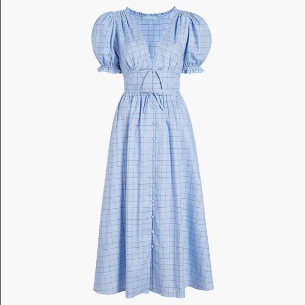 Hill House Sabrina Nap Dress - Diana Check M